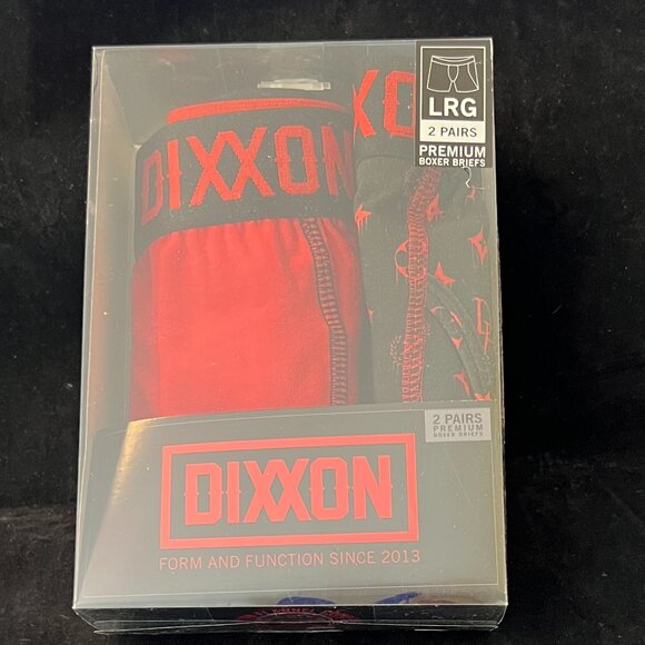DIXXON Mens Premium Boxer Briefs 2 Pack Size L NIB - Picture 1 of 4